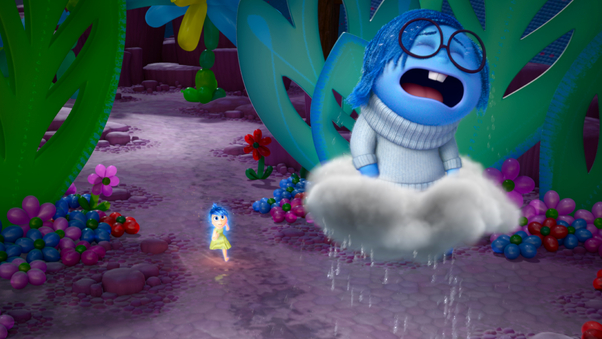 Inside Out Sadness Crying Wallpaper