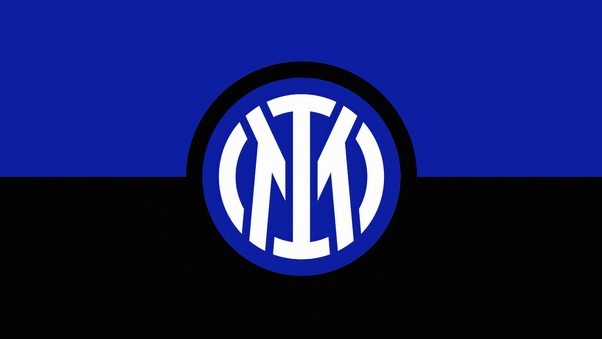 Inter Milan Logo Minimal 8k Wallpaper