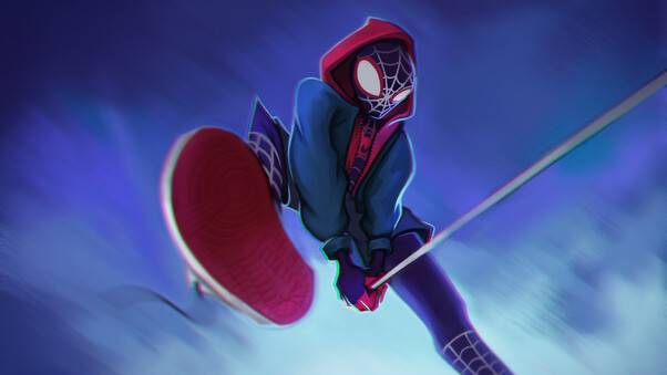 Into The Spiderverse Fanart Wallpaper