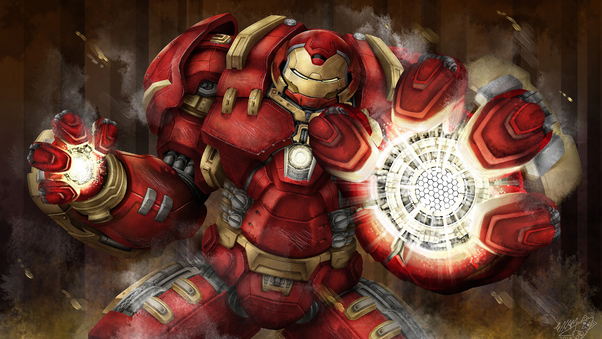 Iron Hulkbuster 4k Art Wallpaper