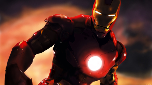 Iron Man 2 Digital Art Wallpaper