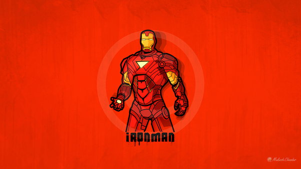 Iron Man 2020 Minimal Wallpaper