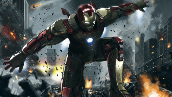 Iron Man 3 Art 4k Wallpaper