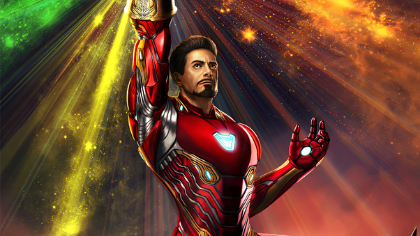 Iron Man 4k Infinity Gauntlet Wallpaper