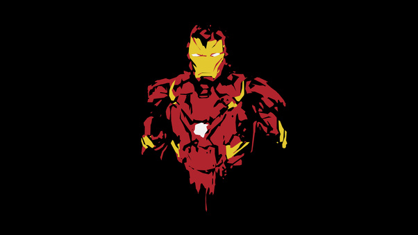 Iron Man 8k Minimal Wallpaper