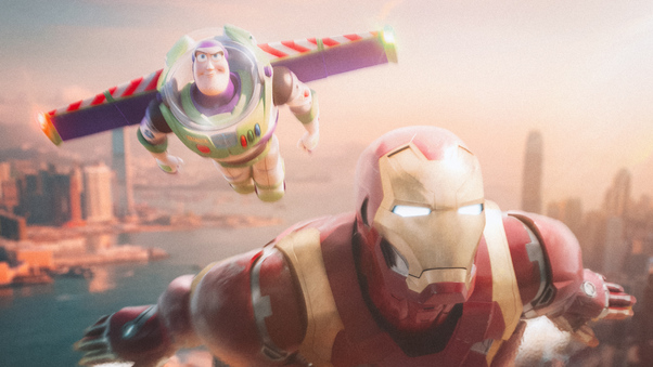 Iron Man And Buzz Light Year Wallpaper