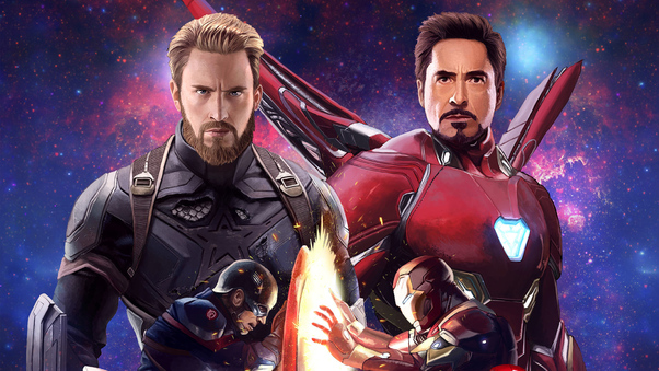 Iron Man And Captain America Wallpaper