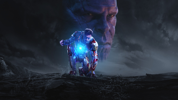 Iron Man And Thanos In Avengers Infinity War Wallpaper