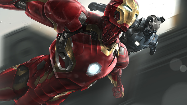 Iron Man And War Machine 4k 2020 Wallpaper
