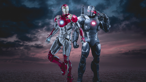 Iron Man And War Machine 4k Wallpaper