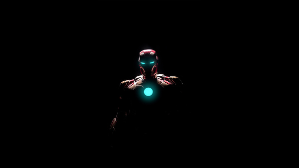 Iron Man Arc Reactor Glowing Wallpaper