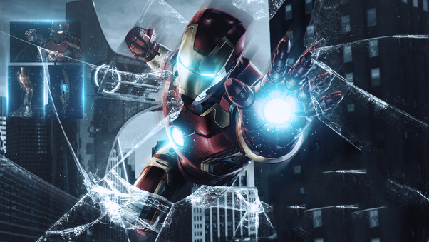 Iron Man Avengers Endgame Poster Wallpaper