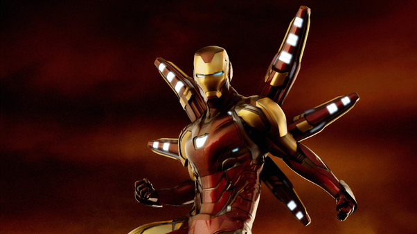 Iron Man Avengers Endgame Suit Wallpaper