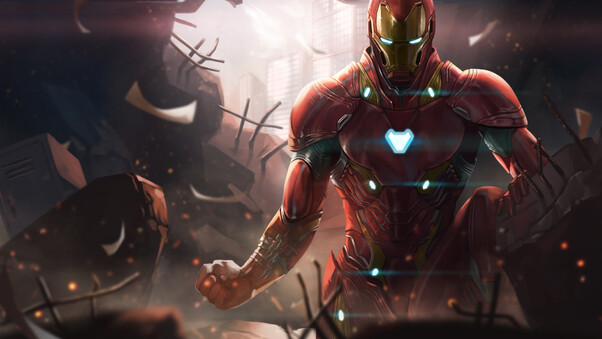 Iron Man Avengers Infinity War Digital Art Wallpaper