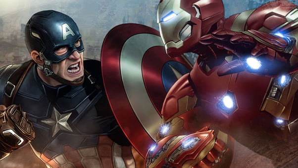 Iron Man Captainamerica Wallpaper