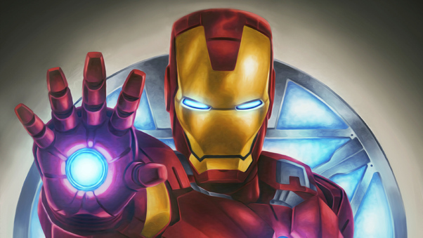 Iron Man Digital Wallpaper