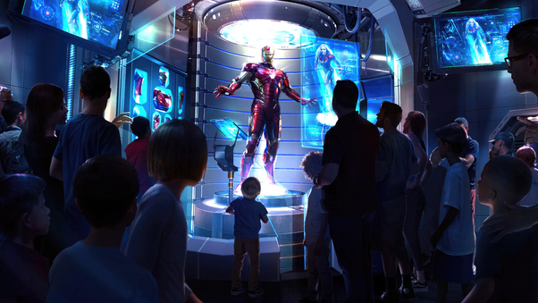 Iron Man Disneyland 2023 Wallpaper
