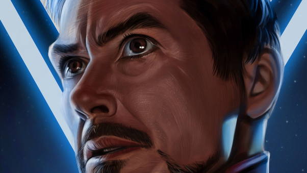 Iron Man Face Portrait 4k Wallpaper