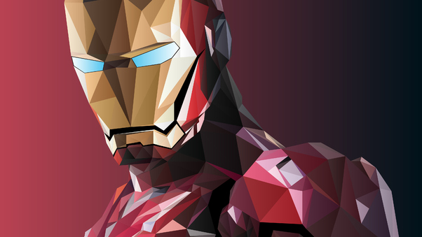 Iron Man Facets Wallpaper