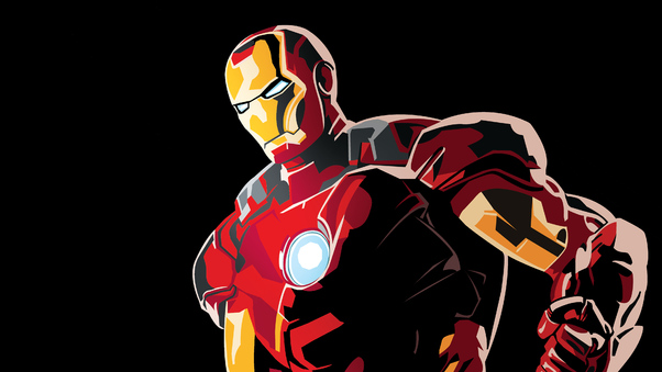 Iron Man Graphic Design Wallpaper