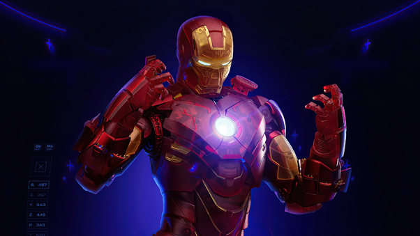 Iron Man Holographic Suit Wallpaper
