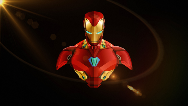 Iron Man Illustration Art Wallpaper