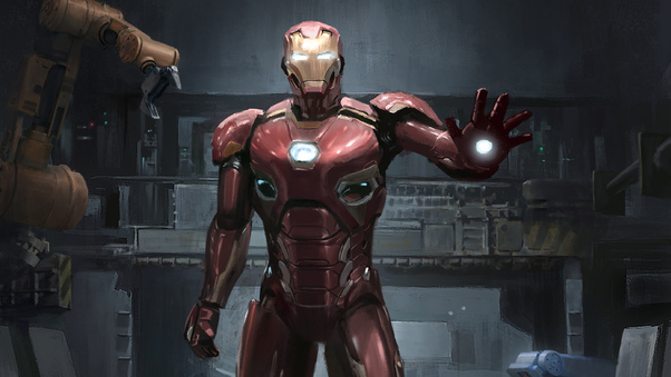 Iron Man In Making Wallpaper