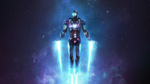 Iron Man In Space 4k Wallpaper
