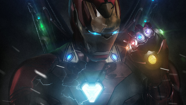 Iron Man Infinity Gauntlet New Art Wallpaper