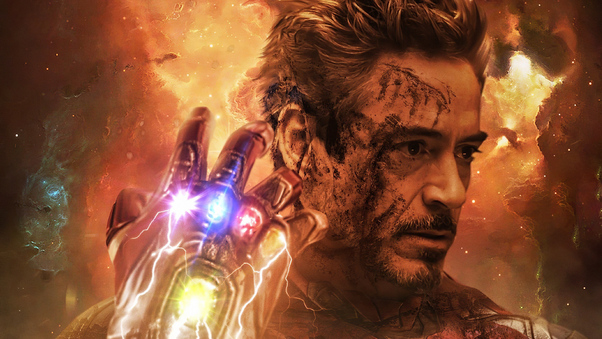 Iron Man Infinity Gauntlet Stones Wallpaper