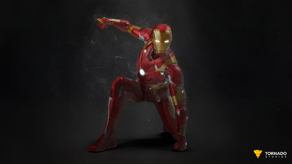 Iron Man Making Artwork Wallpaper