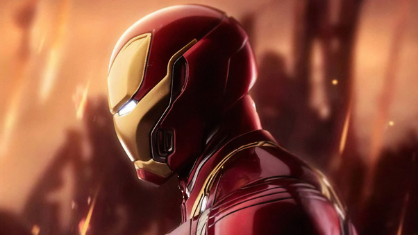 Iron Man Mask Closeup Wallpaper
