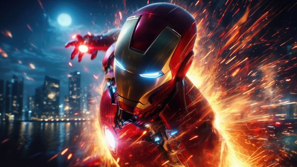 Iron Man Metallic Infinity Wallpaper