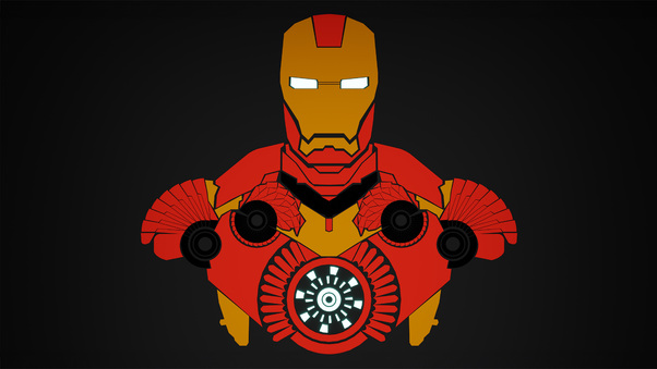 Iron Man Minimalist Arsenal Wallpaper