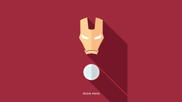 Iron Man Minimalists 4k Wallpaper