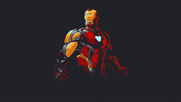 Iron Man New Minimalism 2020 Wallpaper
