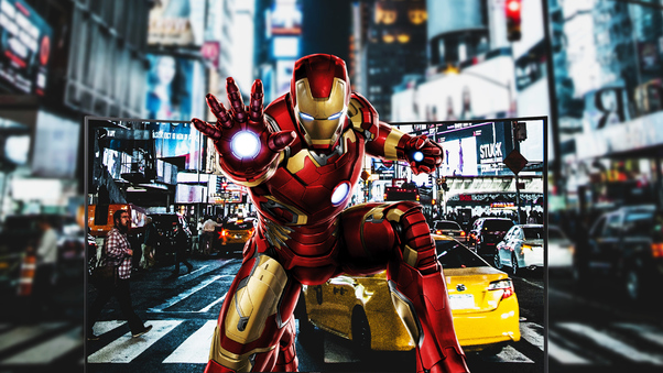 Iron Man New York Wallpaper