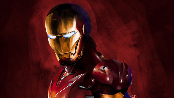 Iron Man Paint Art Wallpaper