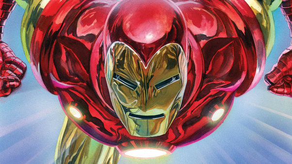 Iron Man Paint Arts Wallpaper