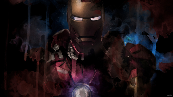 Iron Man Paint Artwork Wallpaper
