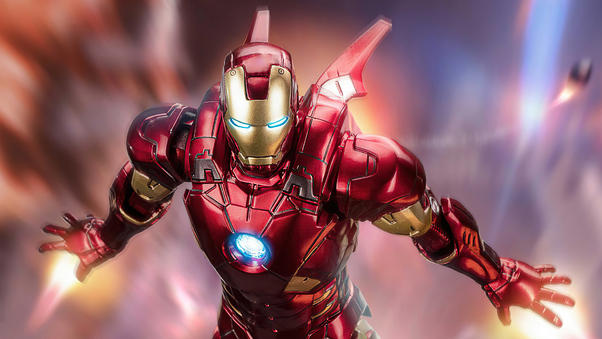 Iron Man Powerful Flight Wallpaper