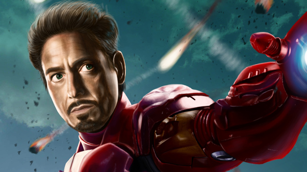 Iron Man Sketch Art Wallpaper