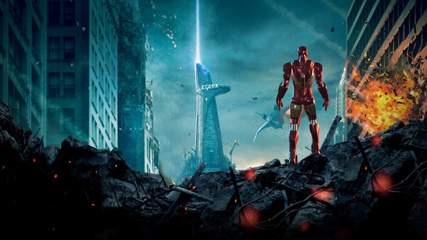 Iron Man Stark Tower Wallpaper
