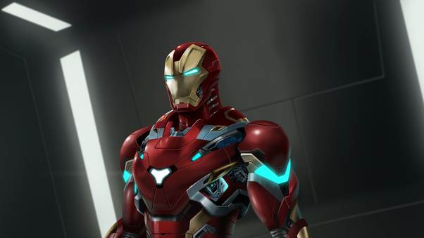 Iron Man Suit Artwork Wallpaper