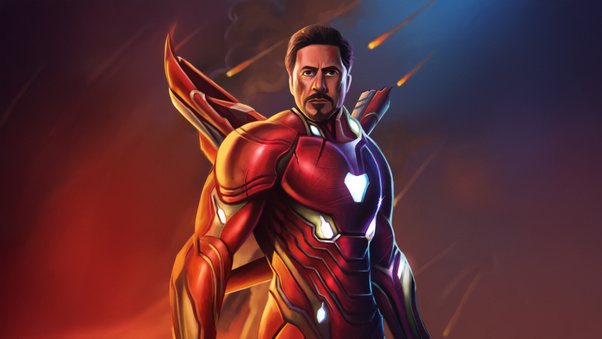 Iron Man The Armored Avenger In Action Wallpaper