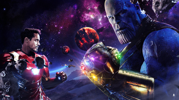 Iron Man Vs Thanos The Final Battle Wallpaper