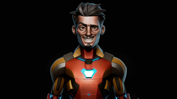 Iron Man Weird Smile Wallpaper