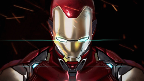 Iron Man With Infinity Gauntlet Wallpaper