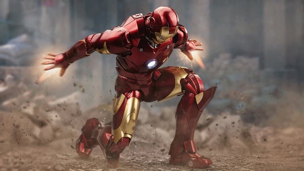 Iron Man4k Down Wallpaper