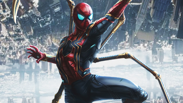 Iron Spider In Spiderman No Way Home Wallpaper